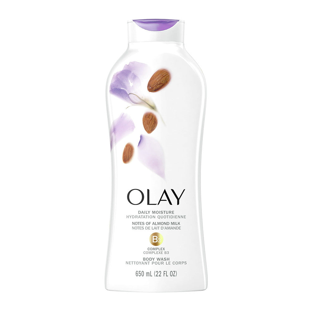 Olay Daily Moisture Body Wash with Almond Milk, 22 Oz
